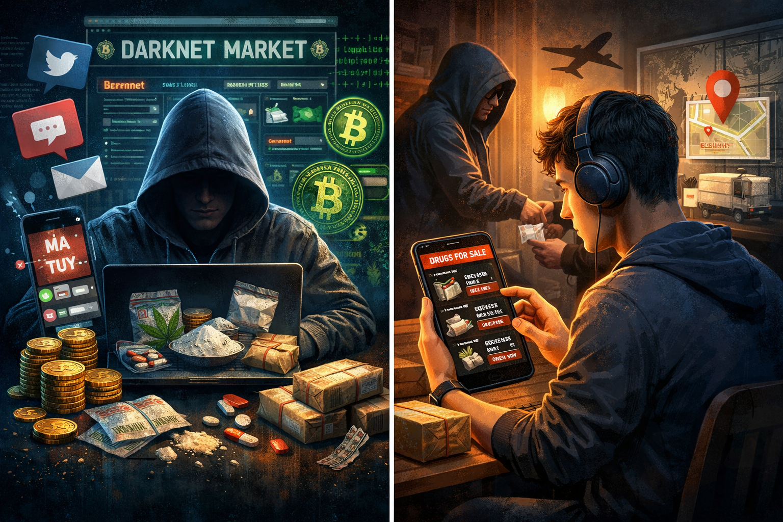 Buôn bán ma túy thời kỷ nguyên số: Thủ đoạn tinh vi, thách thức kiểm soát